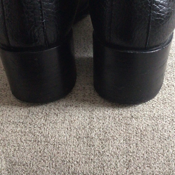 Everlane The Boss Boot – Black Pebbled Leather – Size 6 - Picture 5 of 12